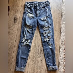 American Eagle High Rise Jegging Crop